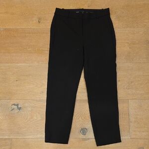 J. Crew Women's Classic Black High-rise Cameron Trousers Size 2P